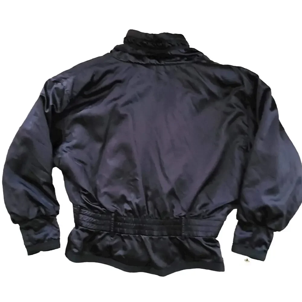 BOGNER Vintage Ski Layerlite Jacket Black And Gold USA Women's Size L/XL* - Picture 3 of 12
